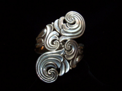 Moonstone Vintage Mexican Silver Miguel Bracelet 