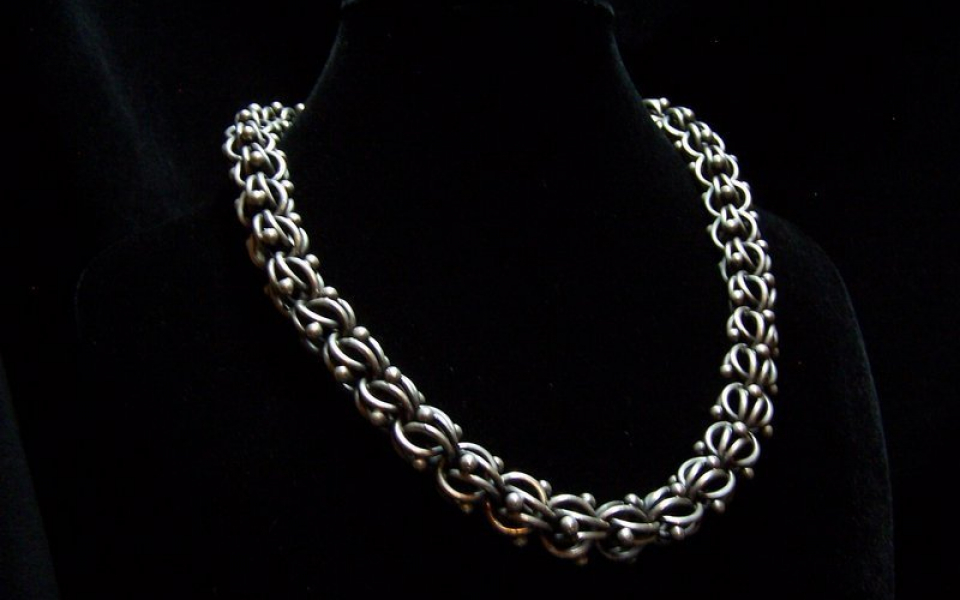 アクセサリー vintage mexican design silver necklace Art Deco Vintage Sterling Silver Mexican Necklace -in store now