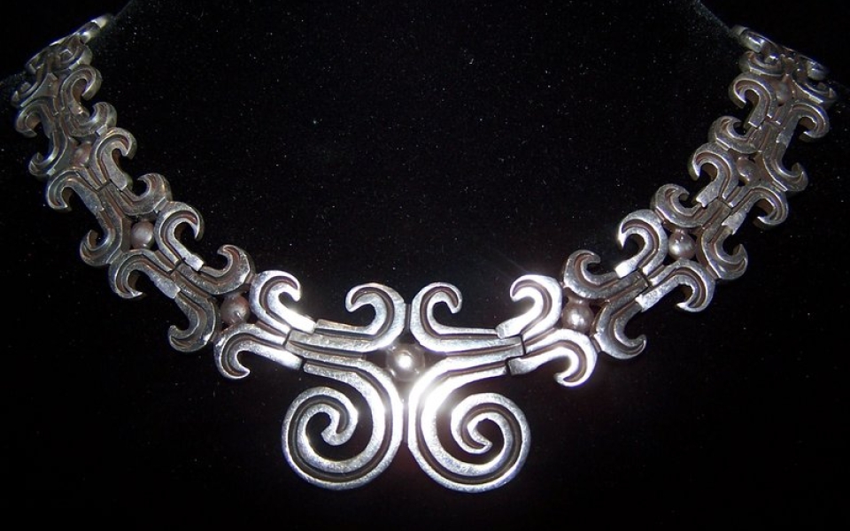 Los Ballesteros Eagle 42 Vintage Mexican Necklace | Look At That