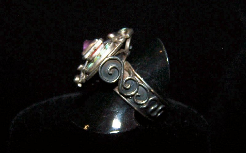 Vintage mexican silver rings hotsell